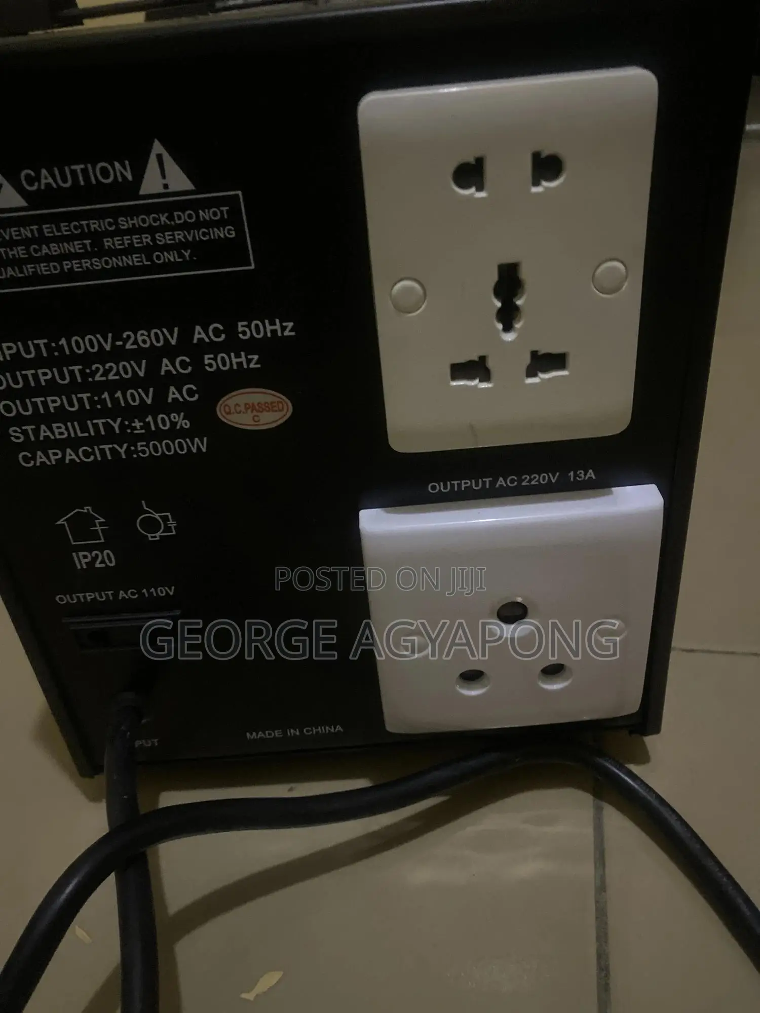 Keypas Automatic Voltage Regulator, Kar-5000w
