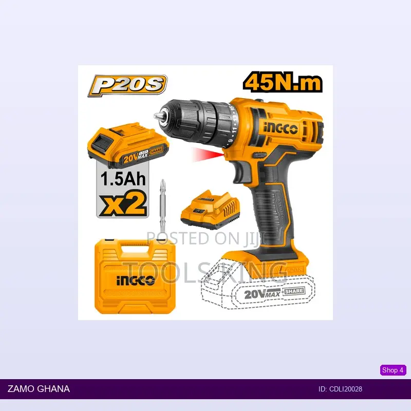 Lithiumion Cordless Drill - Cdli20028