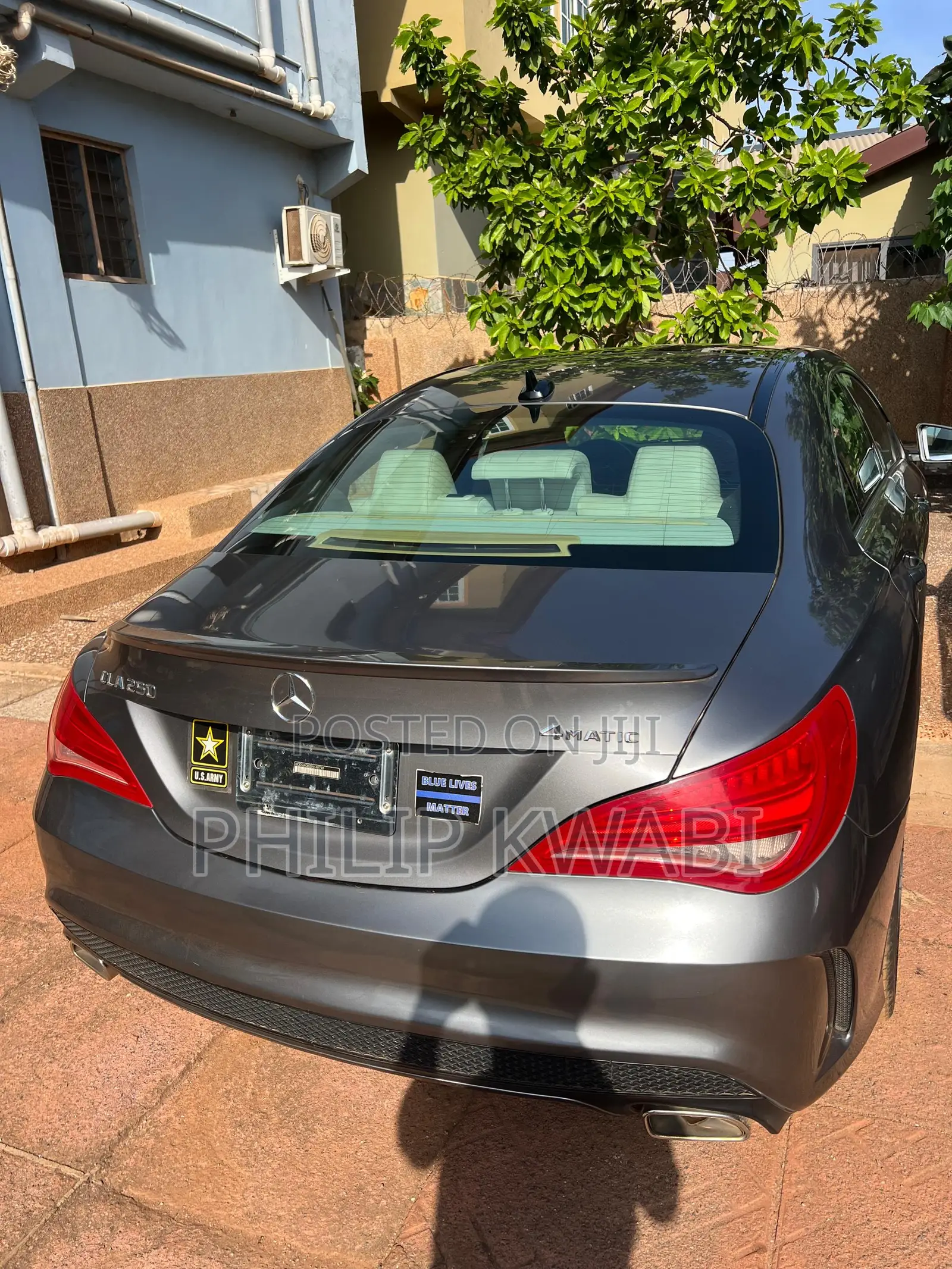 Mercedes-Benz CLA-Class CLA 250 4MATIC Sedan 2015 Gray