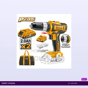 Cordless Impact Drill 20v Ind With - Cidli2002