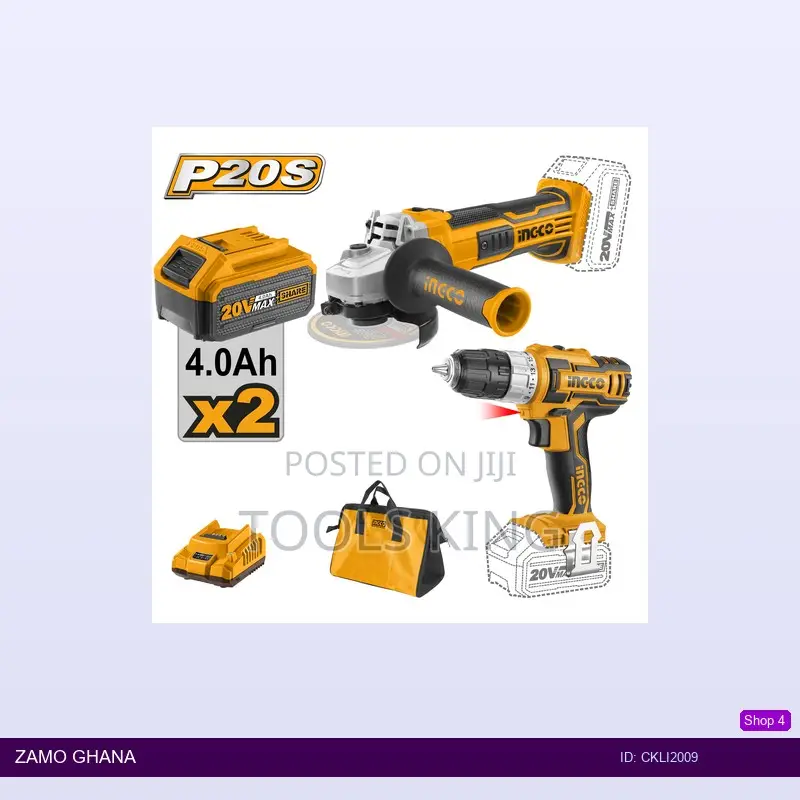 Cordless Drill and Angle Grinder - Ckli2009