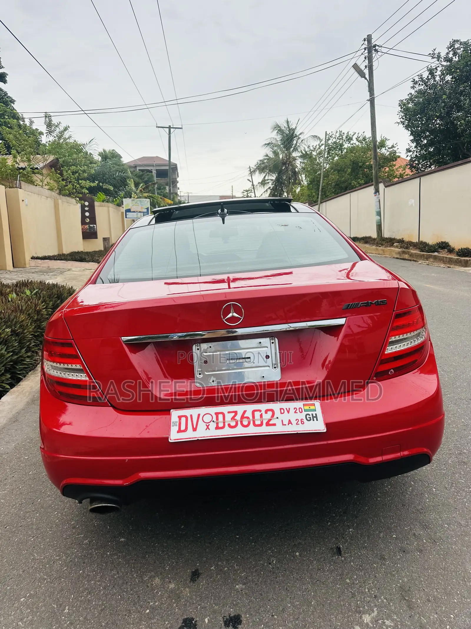 Mercedes-Benz C250 2014 Red