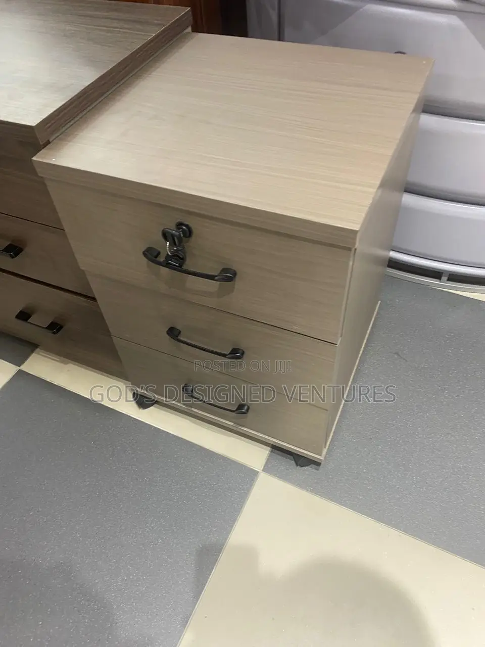 A Well Made Wooden 3 Drawer Cabinet