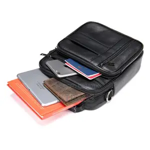 Genuine Leather Coffee Colour Hand And Crossbody Bag (Free Delivery)