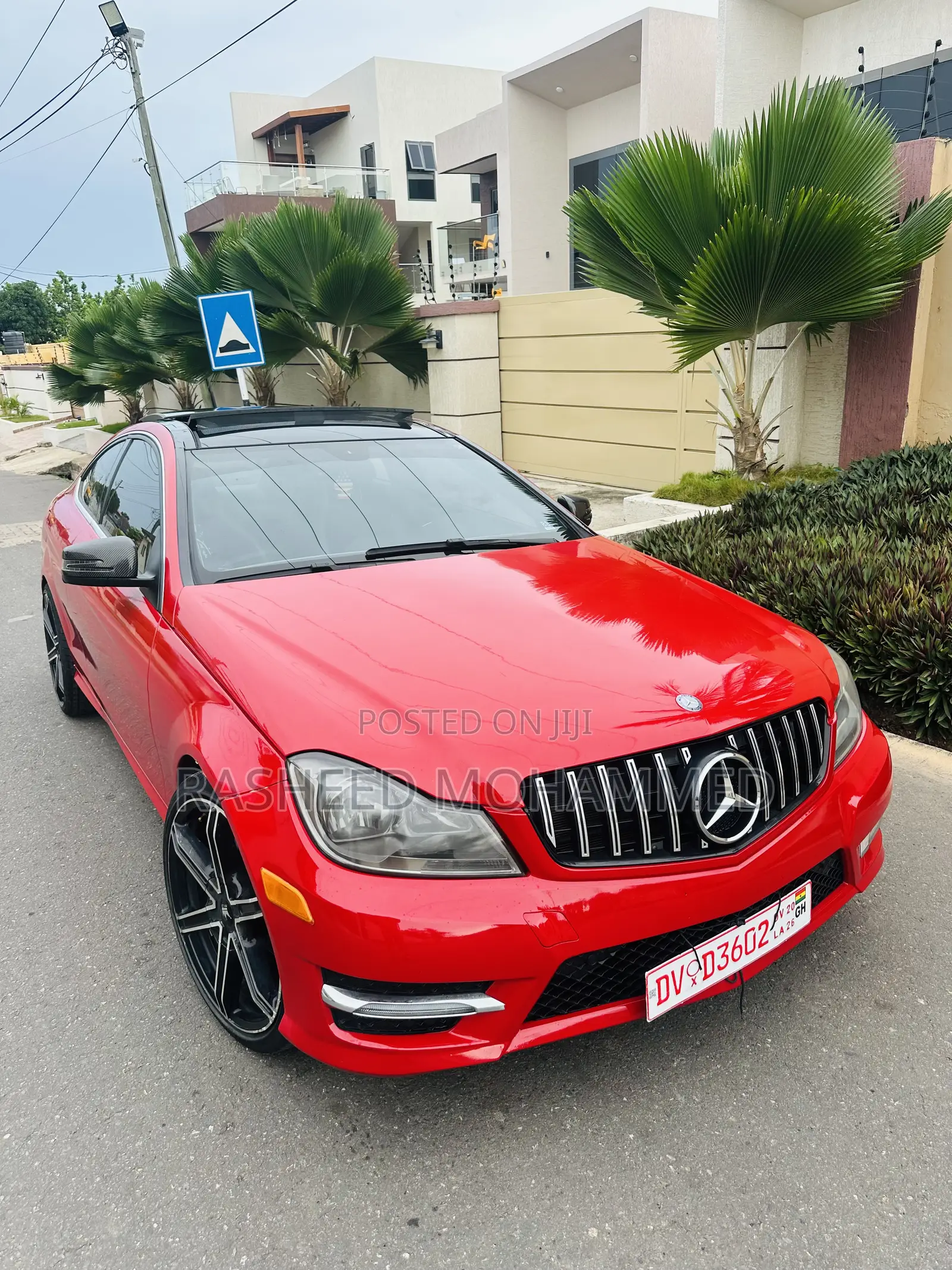 Mercedes-Benz C250 2014 Red