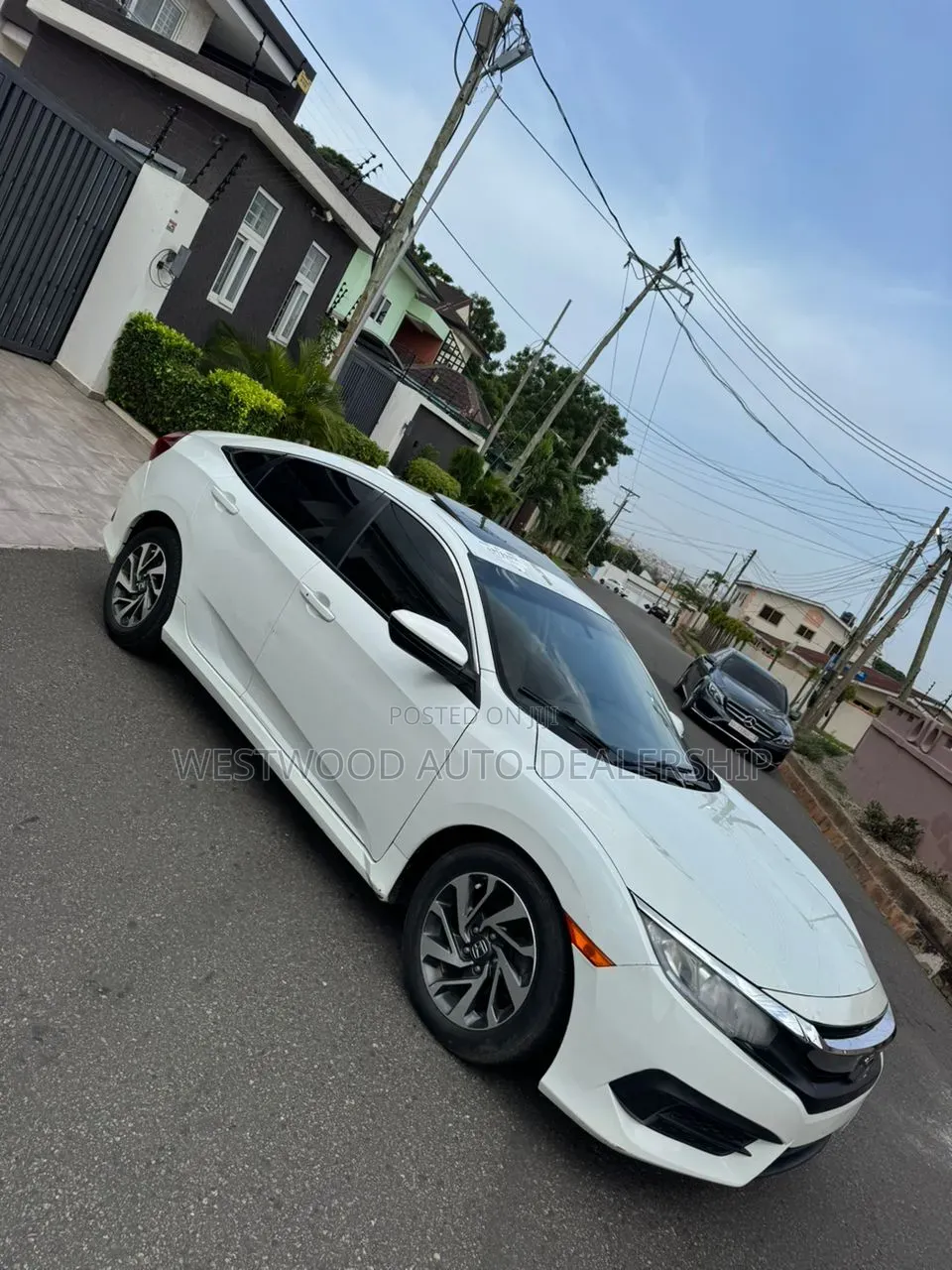 Honda Civic EX Sedan 2018 White