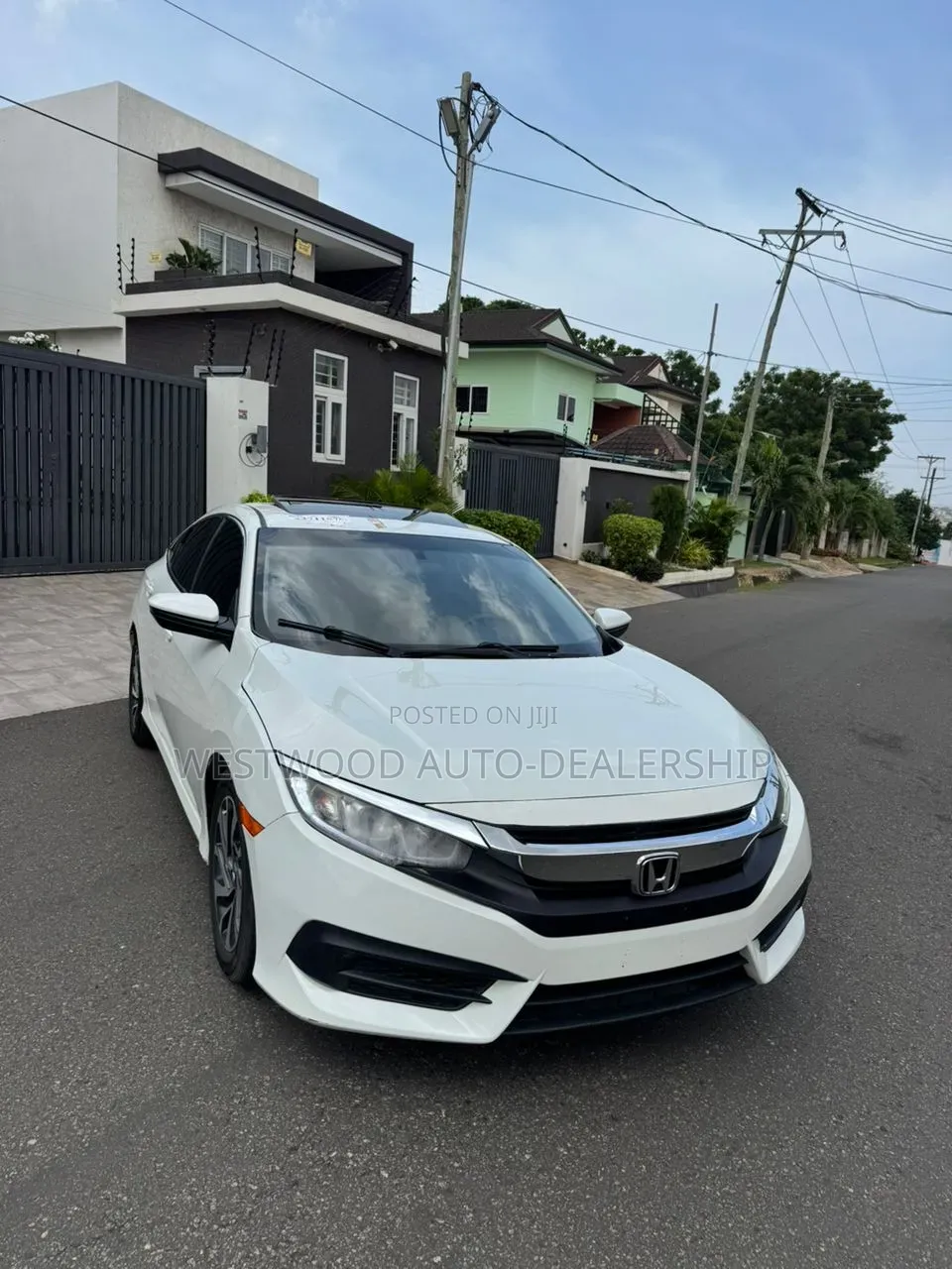 Honda Civic EX Sedan 2018 White