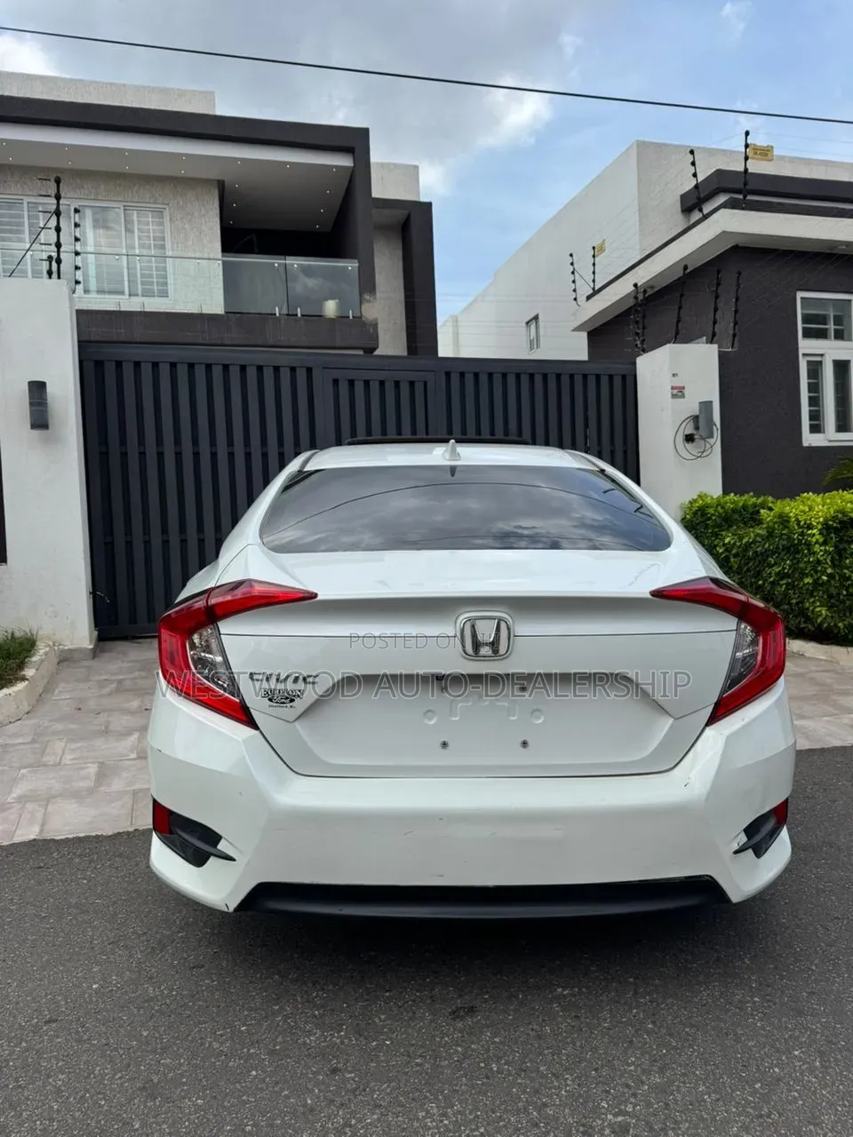 Honda Civic EX Sedan 2018 White