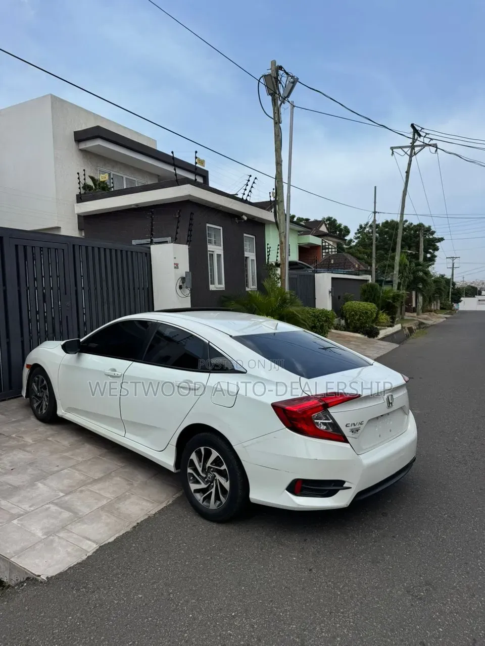 Honda Civic EX Sedan 2018 White