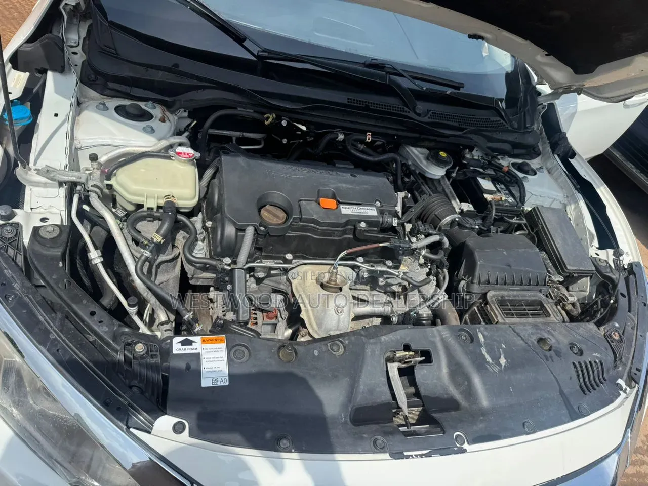 Honda Civic EX Sedan 2018 White