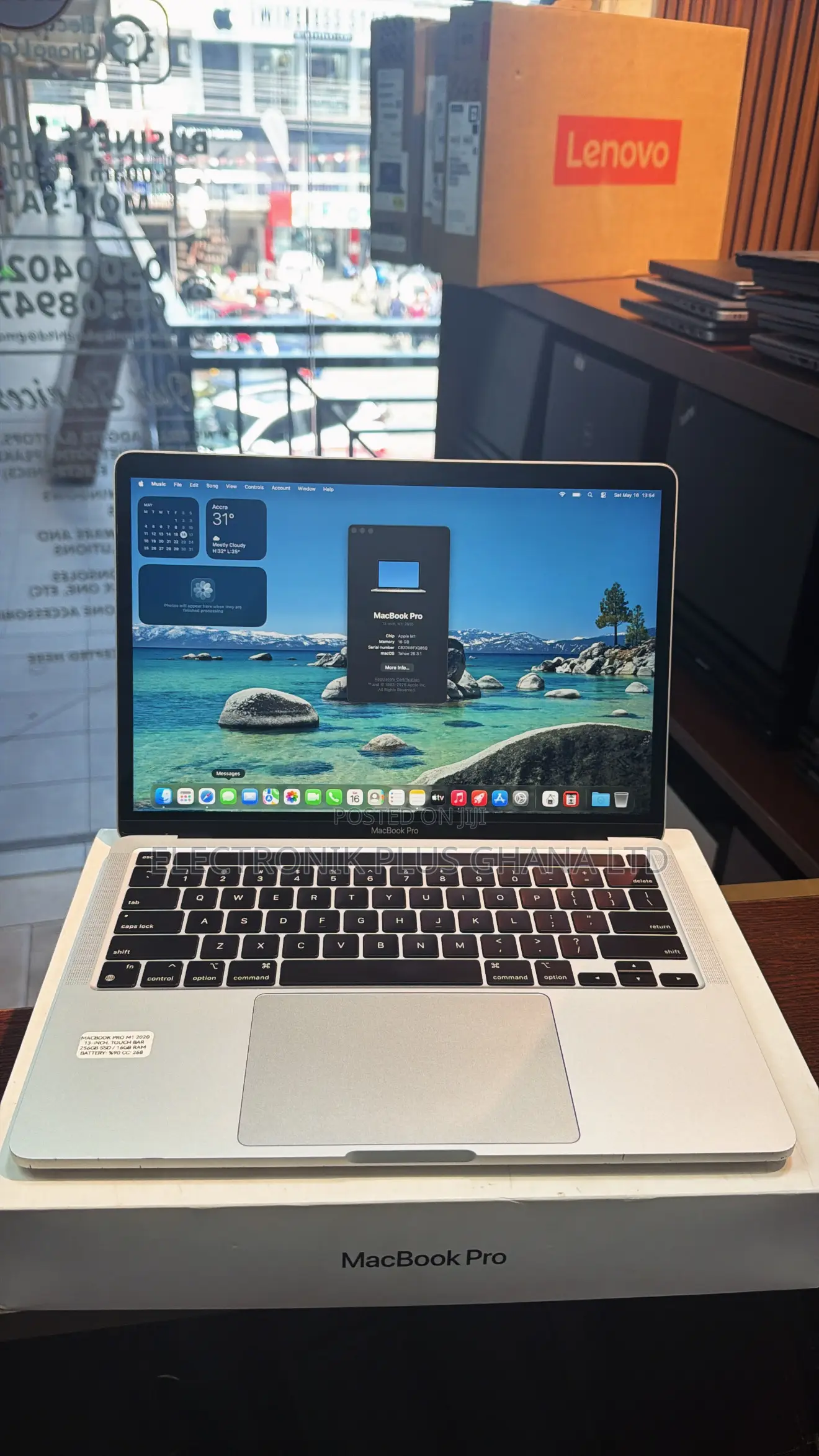 Laptop Apple MacBook Pro 2020 M1 16GB Apple M1 Pro SSD 256GB