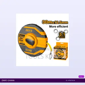 Fibreglass Measuring Tape 30mx12.5mm - Hfmt8130