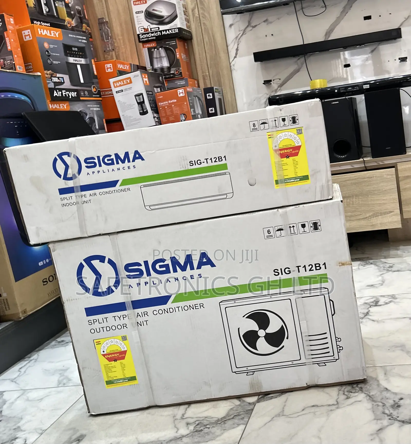 Unique Fast Sigma 1.5hp R410 Split Air Conditioner Breeze