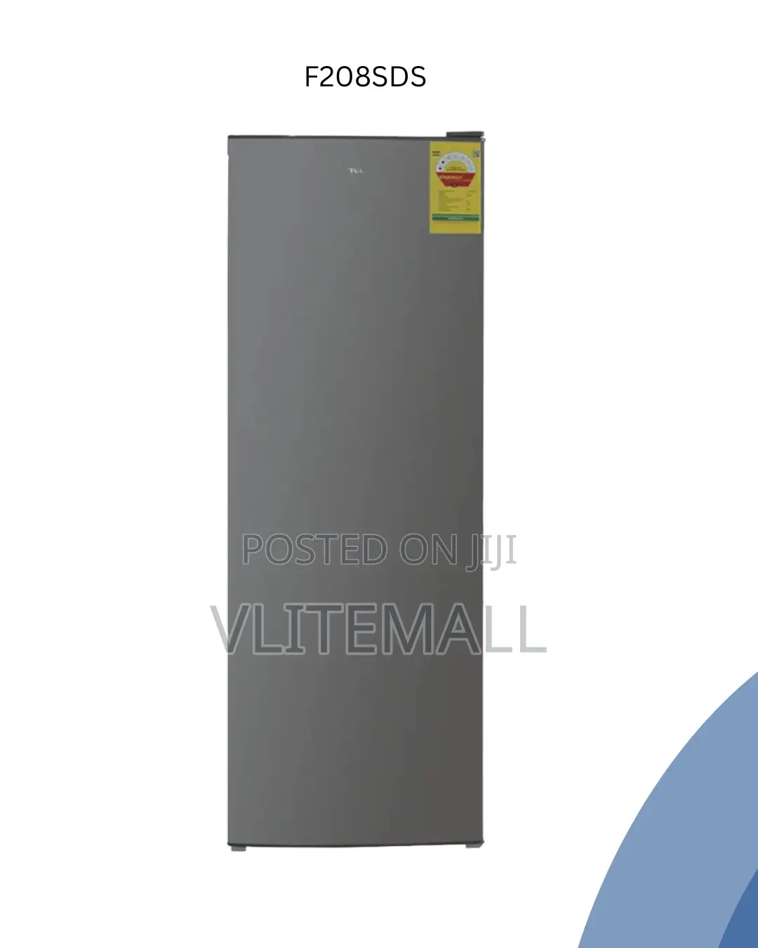 Tcl 168l Standing Freezer F208sds