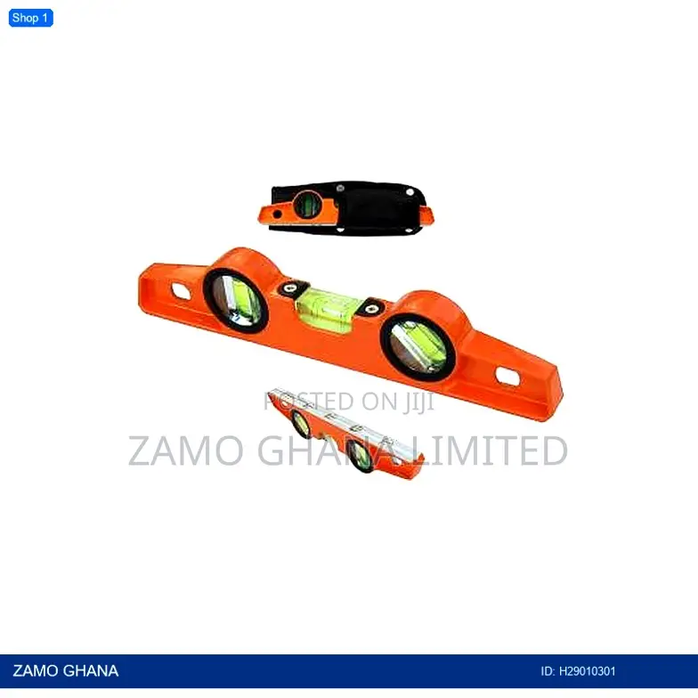 Aluminium Pocket Level Orange 250mm 10inch - H