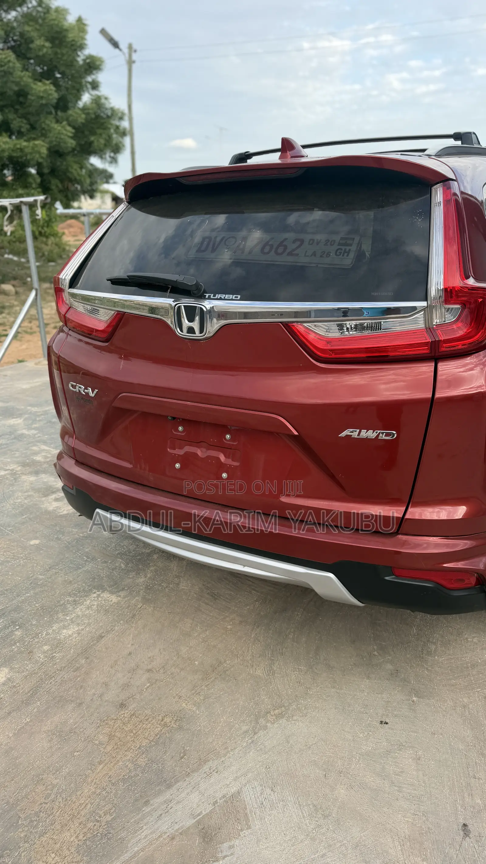 Honda CR-V EX AWD 2019 Red