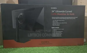 Codi 34" Ultrawide Curved 1500r WQHD 100hz Led Monitor