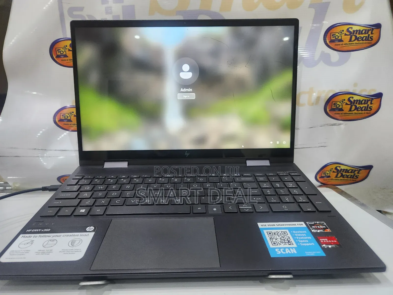 Laptop HP Envy X360 8GB AMD Ryzen 7 SSD 256GB