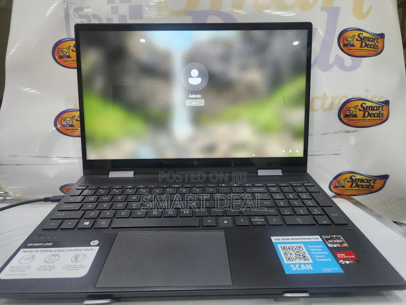 Laptop HP Envy X360 8GB AMD Ryzen 7 SSD 256GB