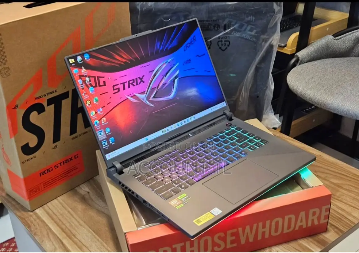 New Laptop Asus ROG Strix G16 G614 16GB AMD Ryzen 9 SSD 512GB