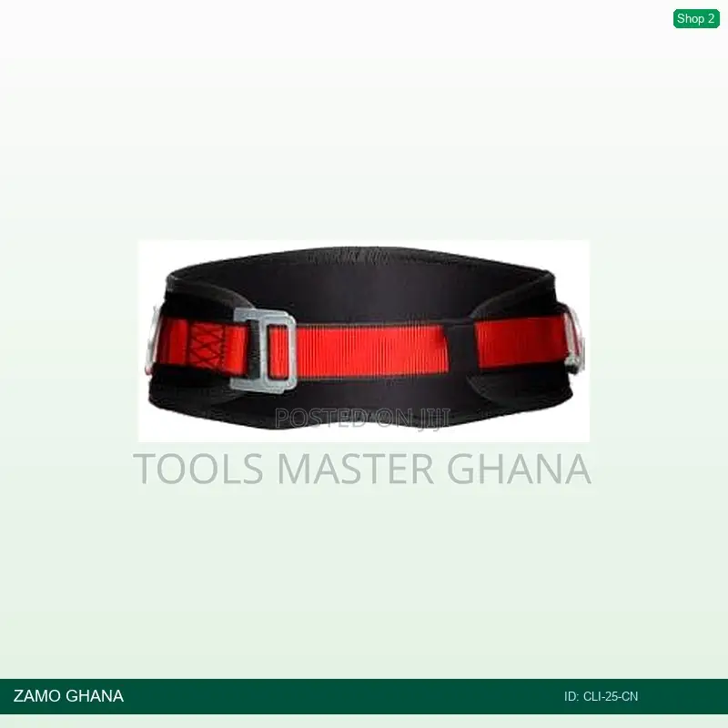 Safety Belt N.25-Cn + Waist Support - Cli-25-Cn