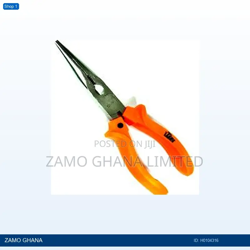 Long Nose Plier Tera Orange 6inch - H