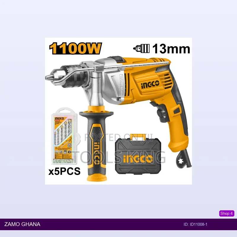 Impact Drill 1100 With - Id11008-1
