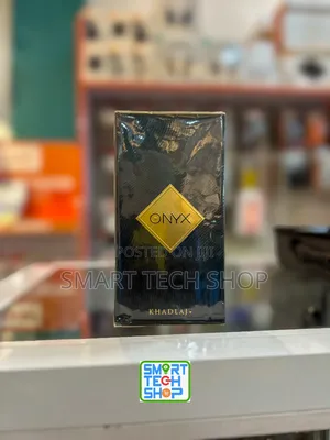 Khadlaj Onyx Gold Eau De Parfum Bottle.