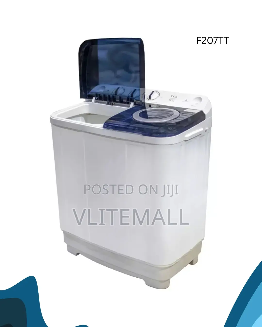 TCL Twin Top Washing Machine 7kg F207tt