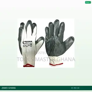 Irona Gloves Grey Polyester Nitrite 10 Inch Xl - Iro-120