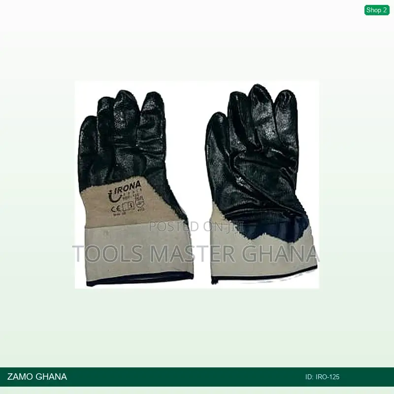 Irona Gloves Nitrile Back Cuff 10 Inch - Iro-125