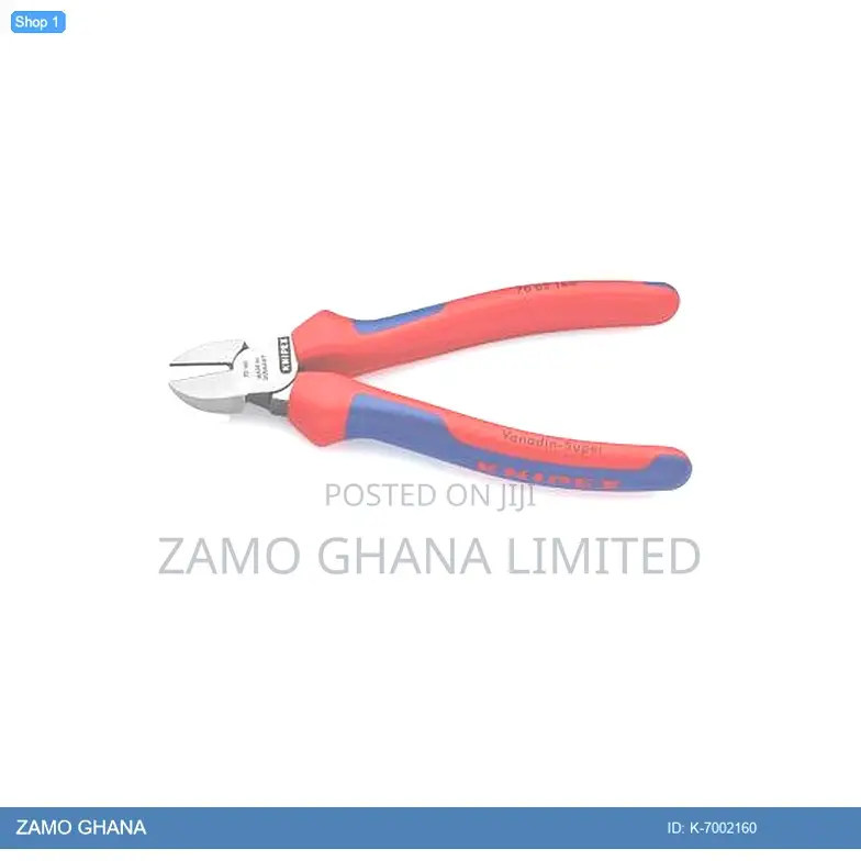 Diagonal Side Cutting Plier 160mm Red/Blue - K-