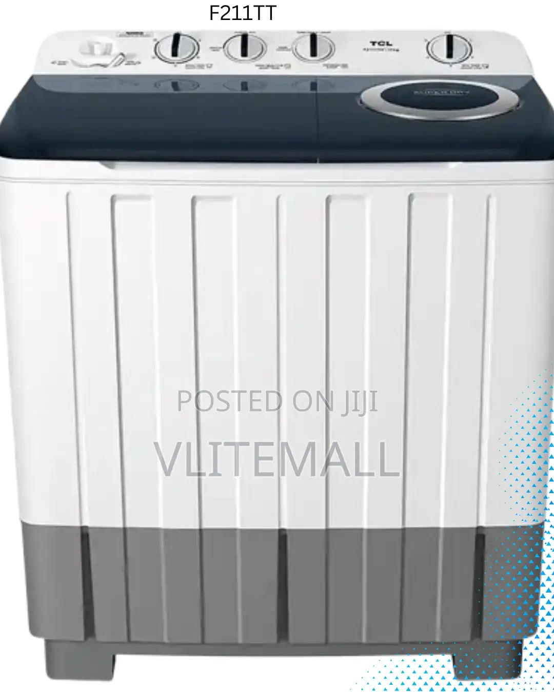 TCL 10.1kg Twin Top Washing Machine