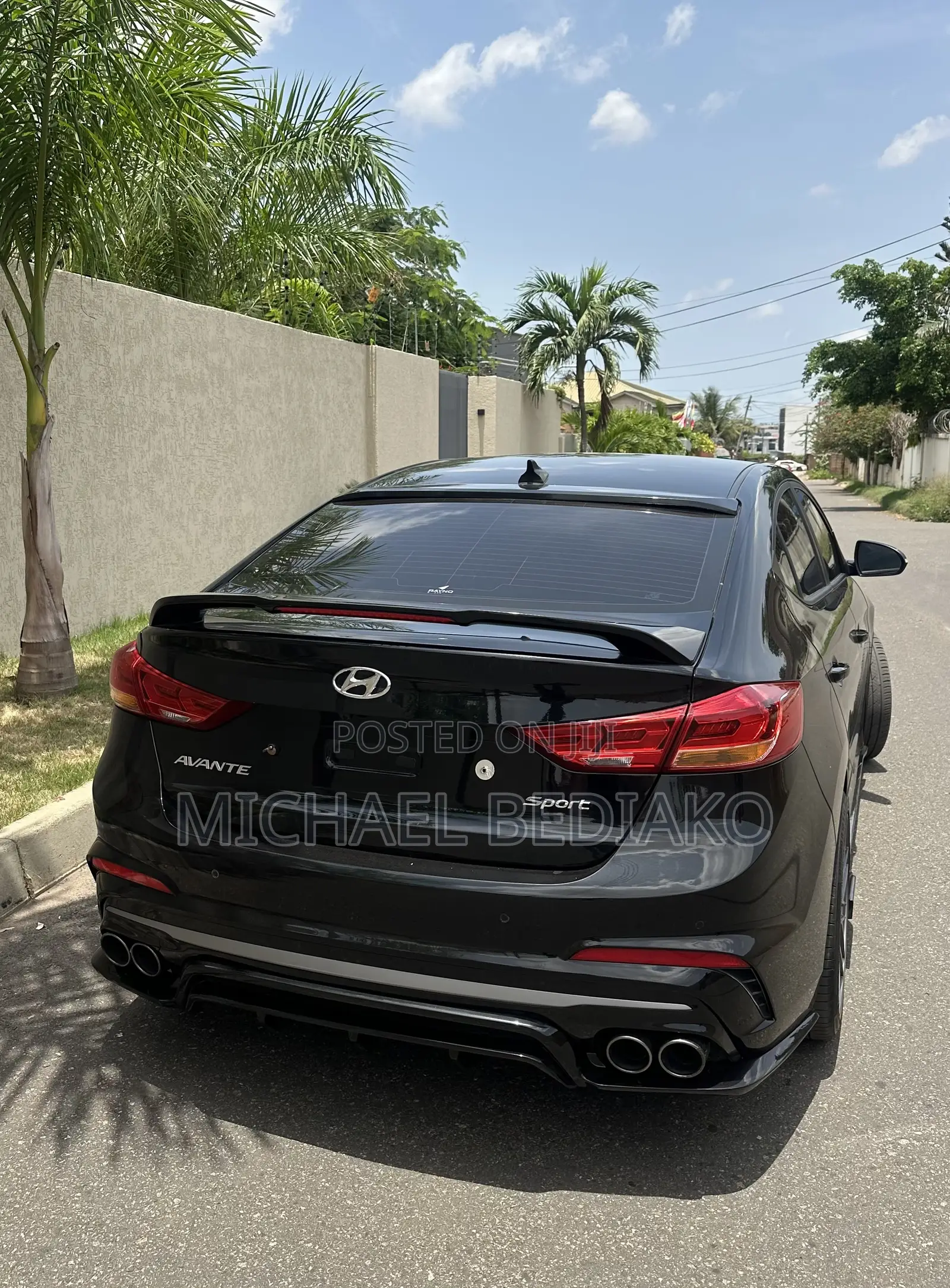 Hyundai Avante 2018 Black