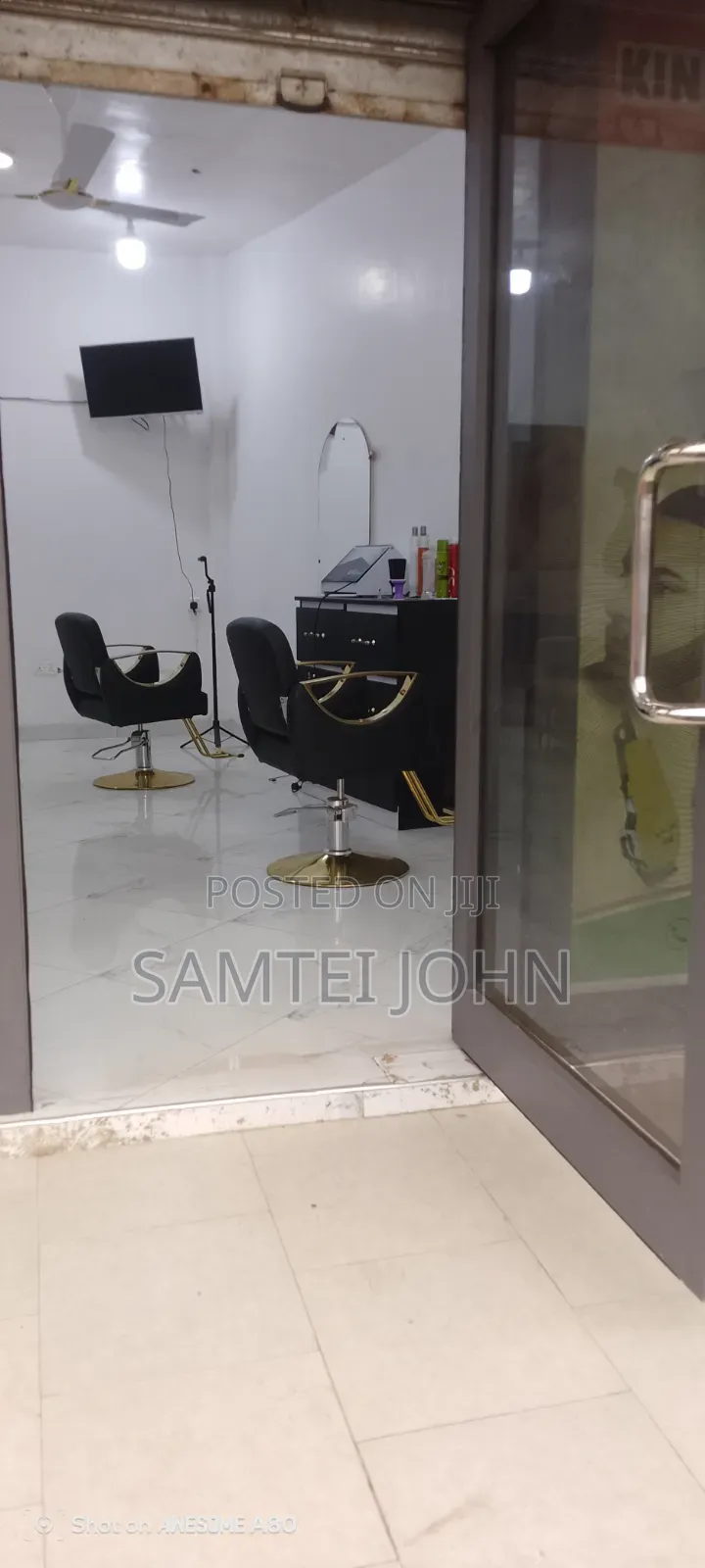 Barbering Shop With the Things for Rent at Madina Estate