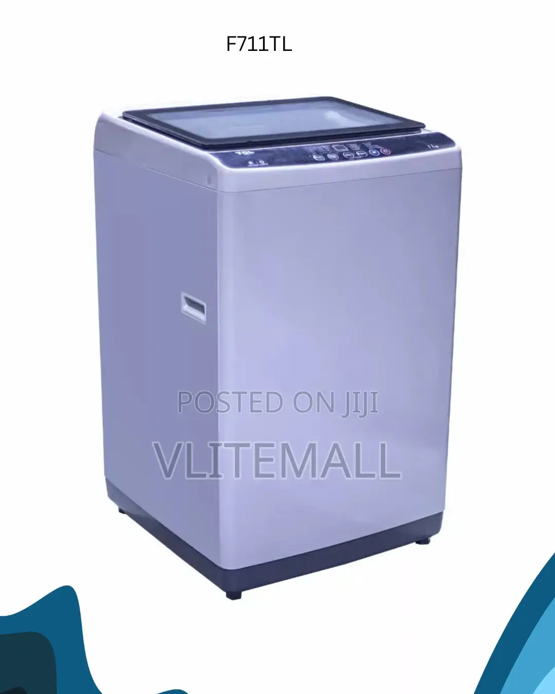 TCL Top Load Washing Machine 10.5kg F711tl