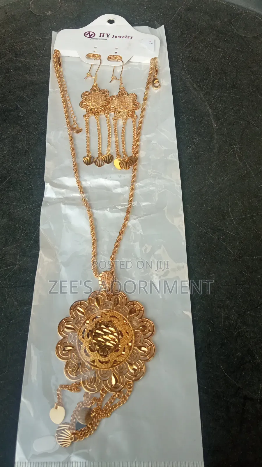 Gold Plated Jewellery Set