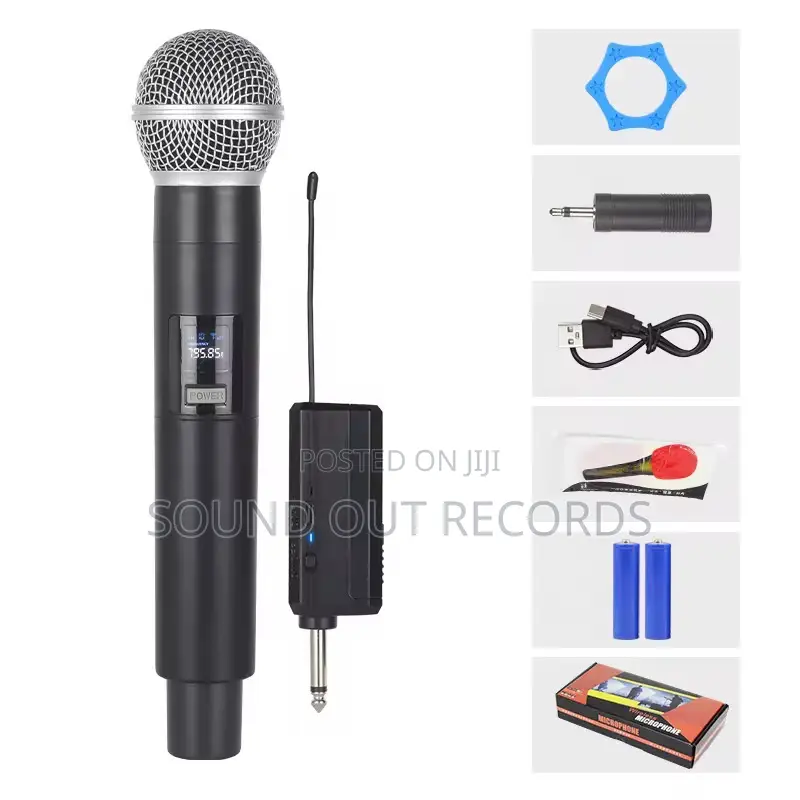 50m Range Single Unidirectional Wireless Microphone