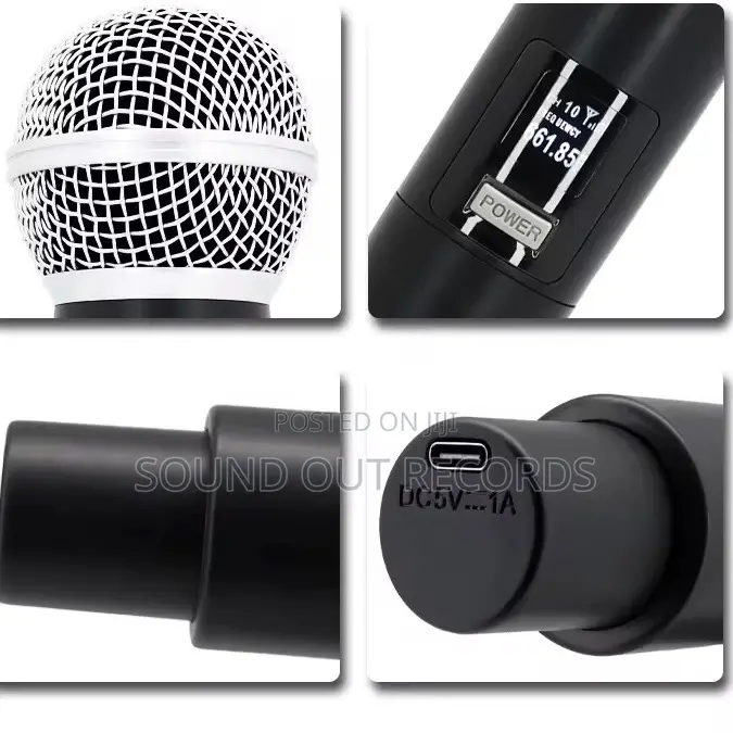 50m Range Single Unidirectional Wireless Microphone