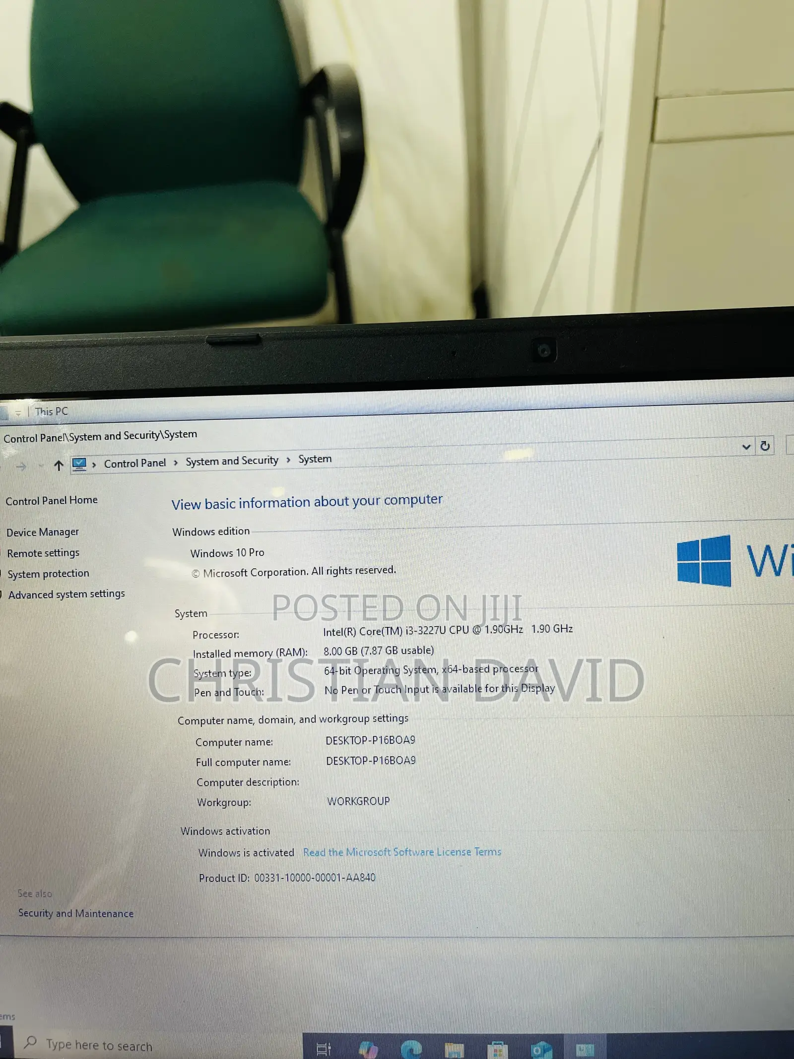 Laptop Dell Inspiron 3541 8GB Intel Core i3 HDD 500GB
