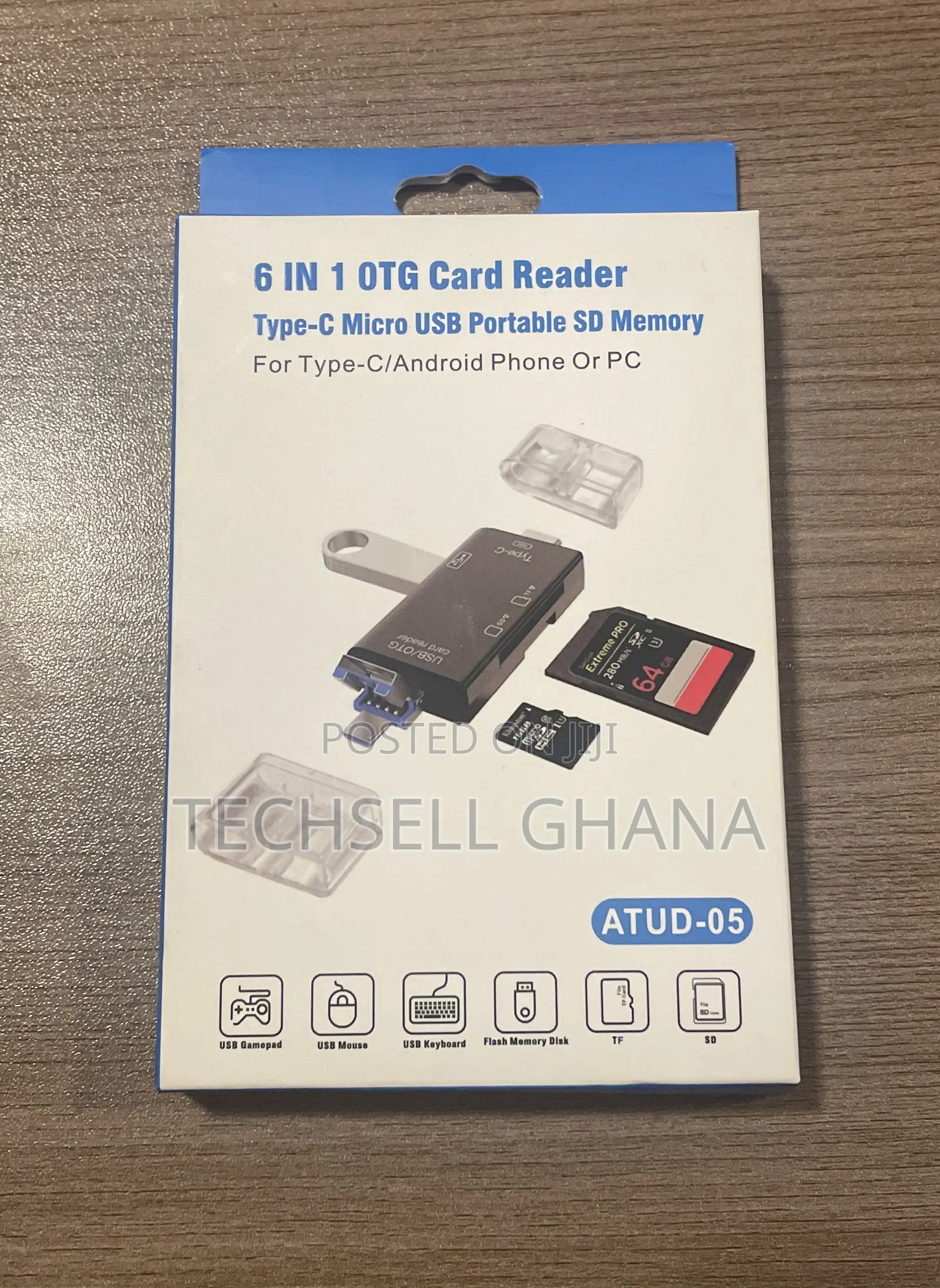6in1 Otg Card Reader