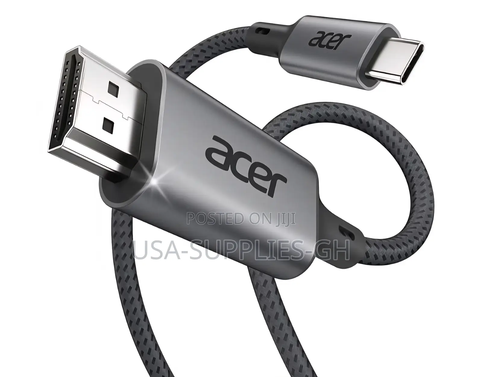 Acer USB C to Hdmi Cable 6.6 Ft for Home Office (4k@60hz) From Usa