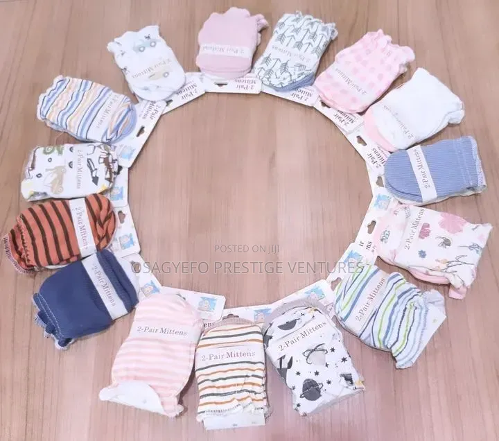Baby Anti-Scratch Mittens (2-Pair Set)