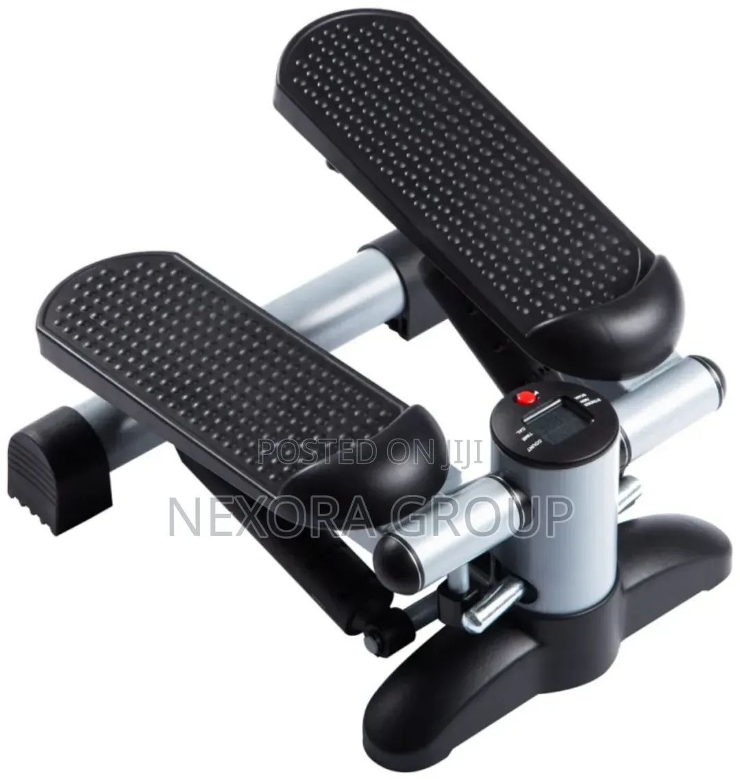 Heavy Duty Fitness Stepper With Resistance Bands LCD Display
