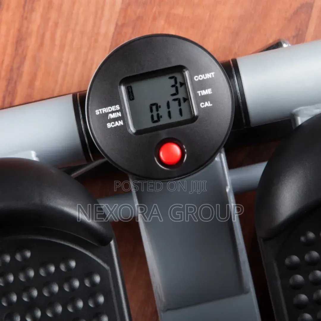 Heavy Duty Fitness Stepper With Resistance Bands LCD Display