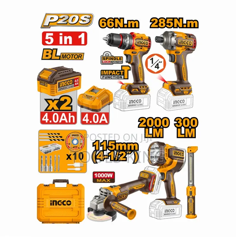 Cordless 5 PCS Combo - Cosli250692