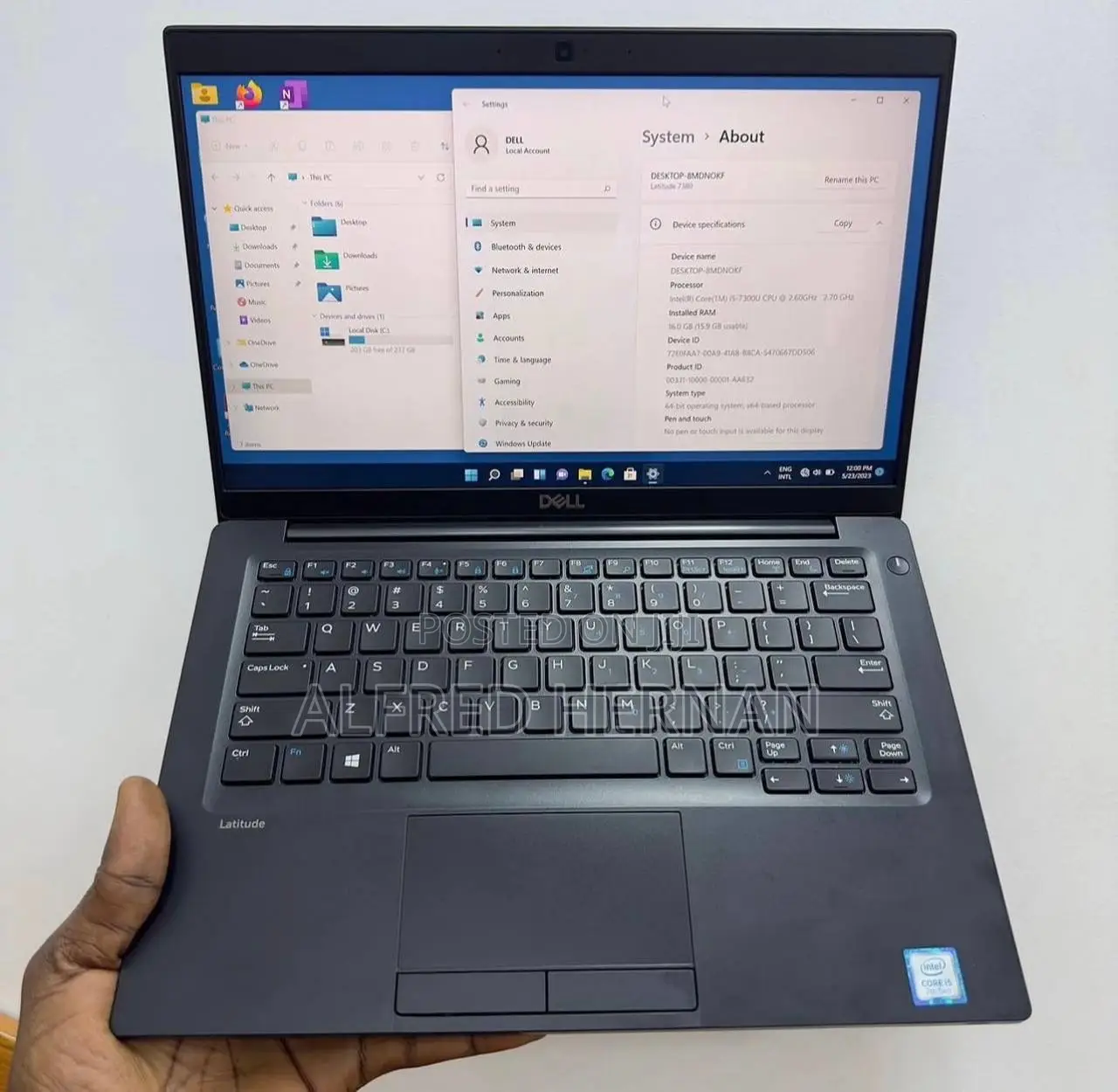Laptop Dell Latitude 7380 8GB Intel Core i5 SSD 256GB
