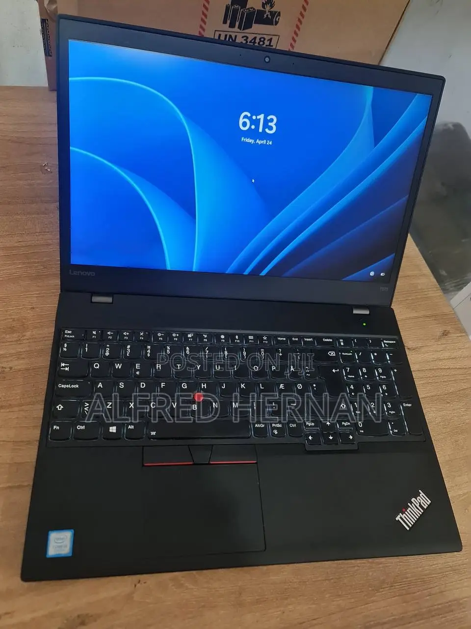 Laptop Lenovo ThinkPad T570 8GB Intel Core i5 SSD 256GB