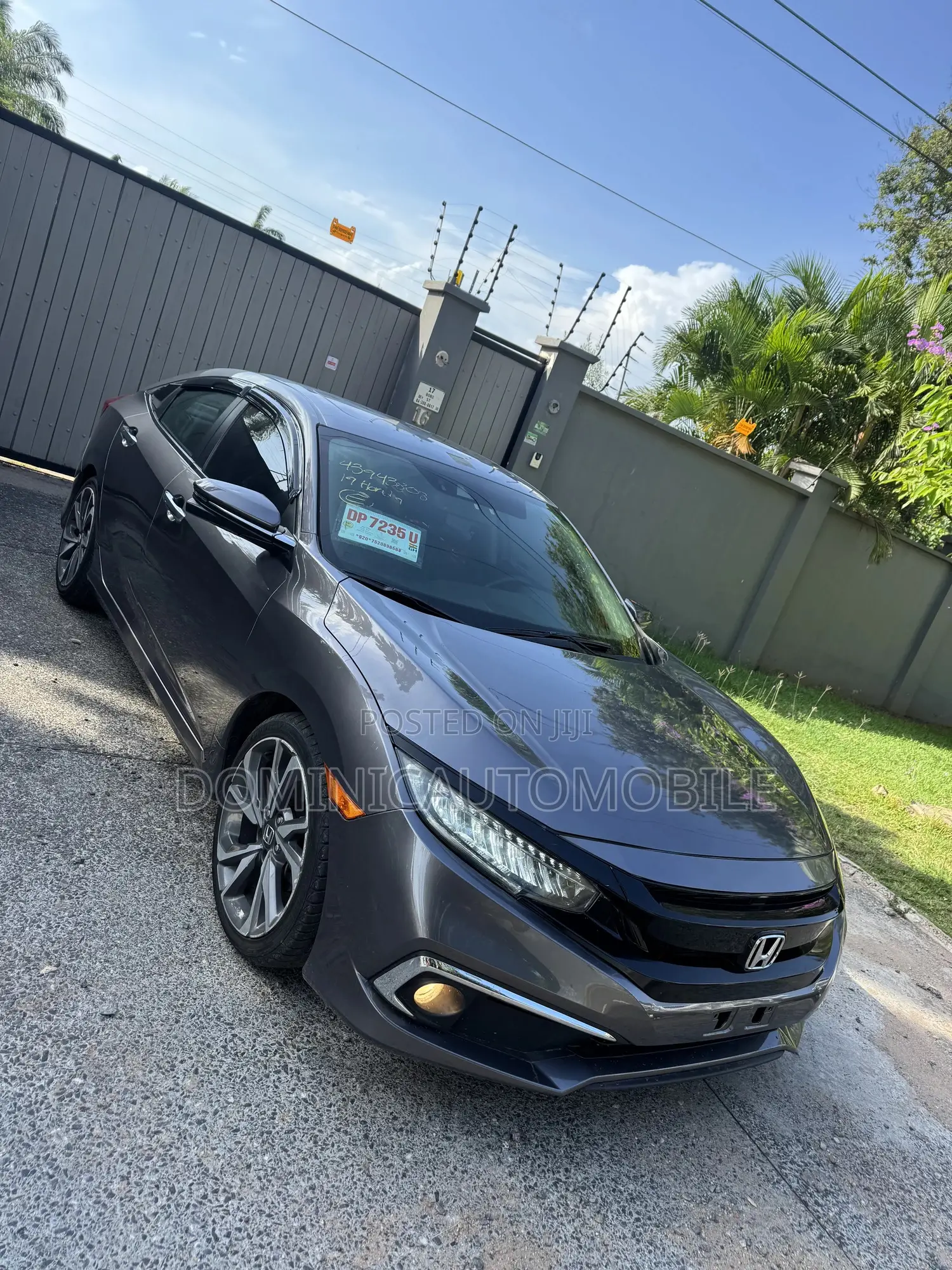 Honda Civic Touring Sedan 2019 Gray