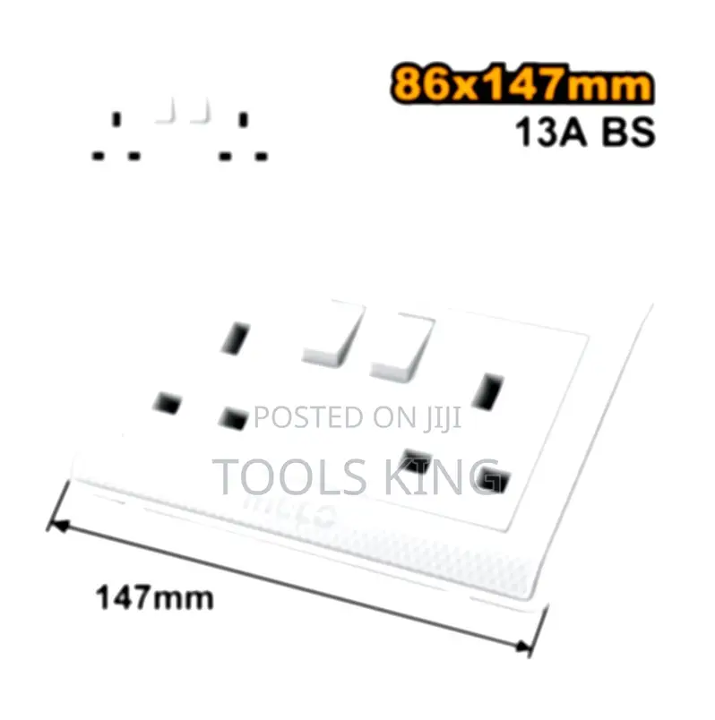 Bs Socket 2 Gang 13a - Hesst0213a